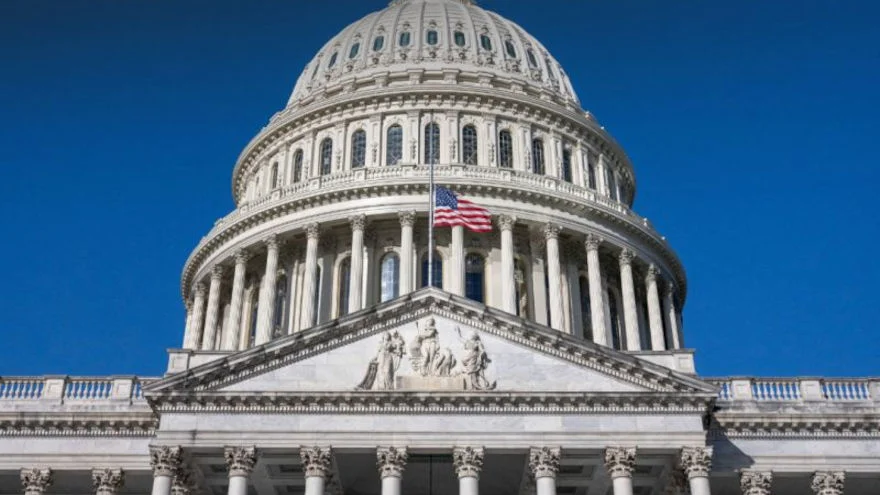 View of the United States Congress building